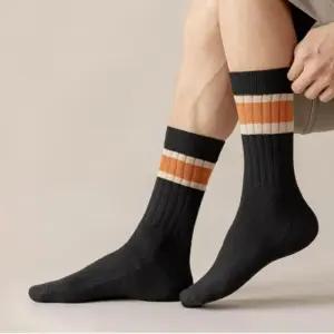 두꺼운 남성용 자전거 겨울 남자 양말 겨울 두꺼운 골지 골지 남자 양말