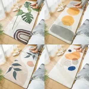 빨아쓰는 푹신한 미드센추리 욕실 주방 매트 150cm ISZ7+8Lie