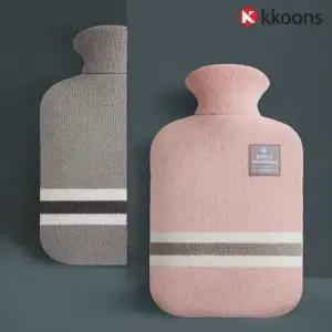 꾼스 뜨거운 보온 물주머니 미니 물 핫팩 온수 찜질팩