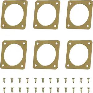 6피스 메탈 블루버드 하우스 프레데터 가드 버드하우스 버드 홀 프로텍터 이스턴 박스 ( 3.81cm 개구부 )