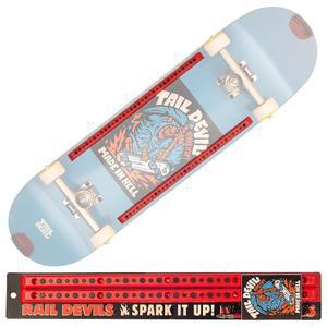 레일 데블, 테일 데블의 스케이트보드 레일 점화 | 스파크를 위한 플린트가 주입된 스케이트보드 데크 레일 | 보드 슬라이드 시 시원한 스파크 효과 | 얼티밋 스케이트보더 액세서리