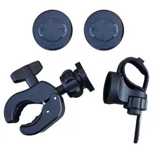 하이셀 브라켓 마운트 가민호환 집게거치대 셋트 오토바이 고프로 핸들봉 휴대폰 핸들