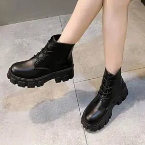 여성 워커 키높이 트랙솔 빅사이즈 슈즈 캐주얼