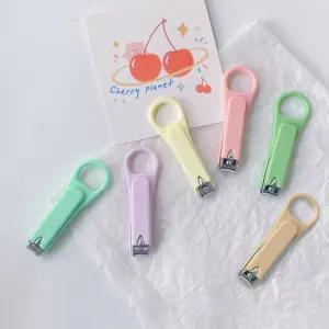 무지 네일케어 휴대용 손톱깎기 링 발톱깍이 손톱깍이