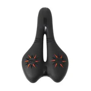 스펙터클 충격흡수 자전거 안장(레드) 레일형