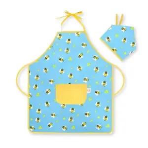 국산 어린이 앞치마 두건 세트 방수앞치마 3사이즈