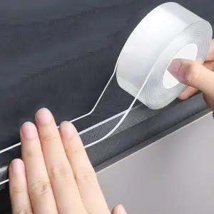 가구 스트립용 투명 소프트 코너 프로텍터 1.18인치 x 6.6피트 날카로운 가장자리 및 테이블 범퍼 창문 벽