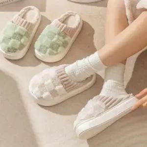 실내화 층간소음 겨울 슬리퍼 쿠션 사무실 거실 털