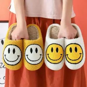슬리퍼 푹신한 스마일 털 보온 무 슬리퍼 층간소음 겨울 실내화 겨울실내화 방한 겨울