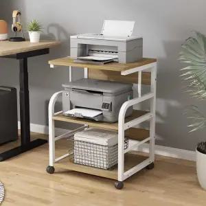 프린터거치대 컴퓨터 보조 프린터 정리대 거치대 대형 활용