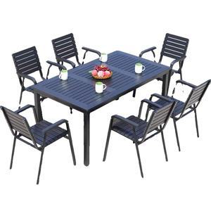 플라스틱 야외 테이블 테라스 옥상 가구 발코니 베란다