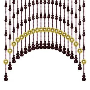 구슬커튼 중국집 발 가로폭 가리개 995mm