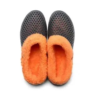 슬리퍼 방한 실내화 EVA 털 사무실 겨울 거실화 커플