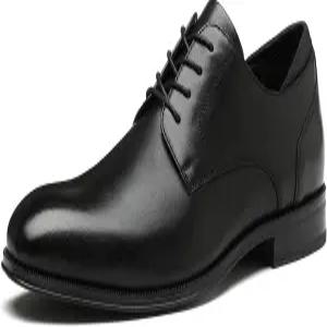 데카즈 남성 클래식 포멀 옥스포드 레이스업 웨딩 포인티드 토 드레스 슈즈 블랙