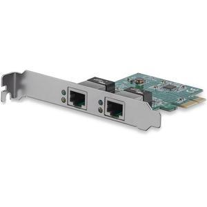 startech.com pcie 네트워크 rtl8111h 듀얼 기가비트 realtek 프로파일 카드 칩셋 이더넷 nic(st1000spexd4) - rj45 로우 포트