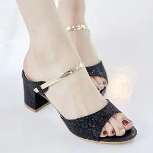 여성화 베이직 구두 펌프스힐 샌들 토오픈 여자구두