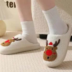 여성 털실내화 겨울 방한 털슬리퍼 선물 [FWP] 사무실 막힘슬리퍼 거실슬리퍼 사무실