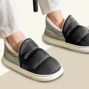 여성 층간소음 패딩 털 방수 방한 실내화 슬리퍼 겨울