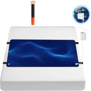 Z ZONAMA 침대용 접지 매트 수면용 에너지 패드 스트레스 해소 수면 개선 정전기 방지 미끄럼 매트리스