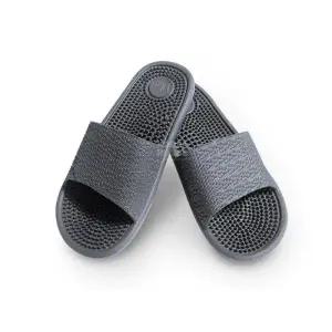 사무실 실내화 Free사이즈 EVA 거실화 슬리퍼 지압 다크그레이 쿠션왕 학교 층간소음