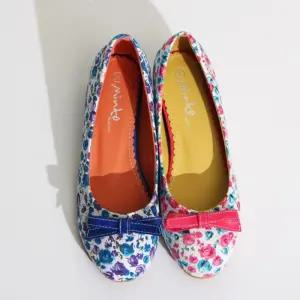 여성 8cm 플랫슈즈 당일발송 플라워 웨지힐