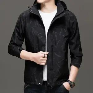 슬램덩크 남성용 캐주얼 프린트 아웃도어 상의 봄가을 바람막이 후드 트렌드 등산복 점퍼 HO3