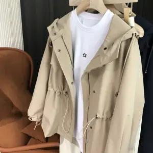 여사친 스트링 숏코트 트렌치 노바디 야구 점퍼 후드 봄가을 루즈핏 원픽1