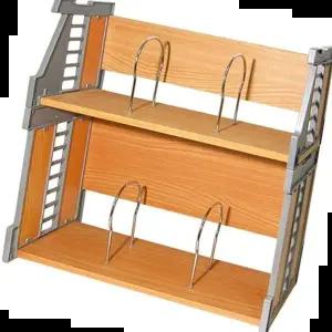 미니책꽂이 2층 상하단 분리 가능 만능 책꽂이