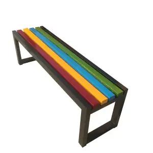 벤치 테라스 의자 카페 월넛 1m 편의점 공원 옥외용 정원 블랙프레임 간이