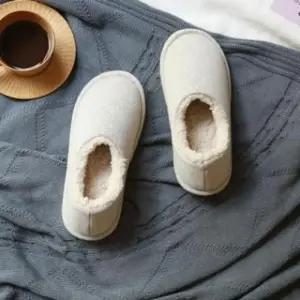여성 실내 겨울 커플 화 신발 단색 커플슬리퍼 실내화 거실용 편안한