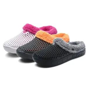 경량 베란다 실내화 털 사무실 겨울 슬리퍼 방한