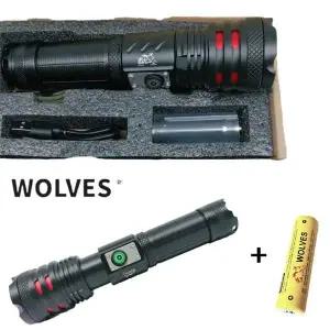 [셀러에이드]소형랜턴 해루질 10000루멘 울브스 DEVIL+18650배터리