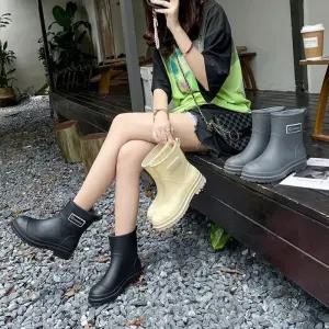 첼시레인 다이하쓰미들레인부츠 장화 편한장화 데일리 장마 미들부츠