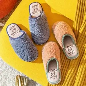 파스텔 실내화 털슬리퍼 거실화 신발 실내 배색 뽀글이 층간소음방지