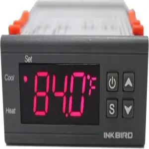 가정용 브루 발효기 냉장고 인큐베이터 온실용 잉크버드 듀얼 스테이지 DV 12V 디지털 온도 조절기 화씨