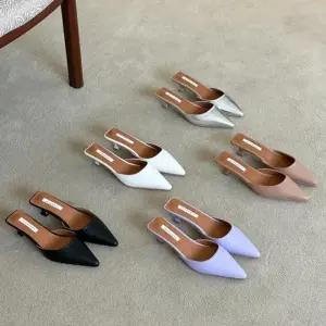 블로퍼 여성뮬슬리퍼 여성샌들 스틸레토 여성슬리퍼