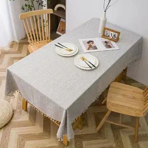 이시아르 그레이 사각 테이블보 식탁보 식탁덮개