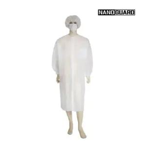 나노가드 일회용 위생 부직포 방문자 가운 GW100 50장 실험실 가운