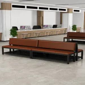 휴게실 장의자 등받이 약국 로비용 공항 대기 공간 소파 교환 의자 긴