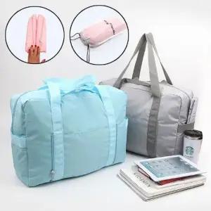 해외 여행 보조 가방 작게 접히는 폴딩백 보스턴백 여행가방 여행용보스턴백