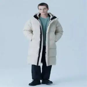 후드 스트레치 구스다운 롱패딩자켓 FS2DJF4103X_PBG 280869