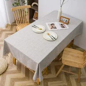 이시아르 그레이 사각 테이블보 식탁보 식탁덮개