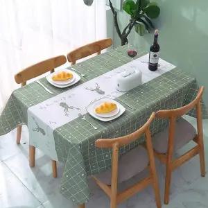 러빙홈 엘크 방수 식탁보 2p(137x137cm) 피크닉매트