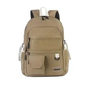 베이지색 백팩 중학생 고등학생 책가방 데일리가방_24533474