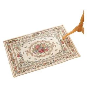 꽃무늬자가드카페트 에스닉 엔틱 발 주방 빈티지 거실 침실 현관 매트 서재 화장실