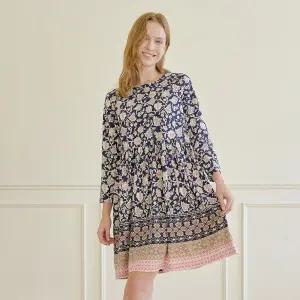 라페어 자뎅 핑크 네이비 원피스 LWOFK503-PN1054061