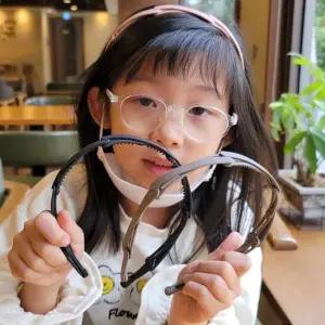 P1 가방속 포켓 접는 자바라 머리띠 브라운