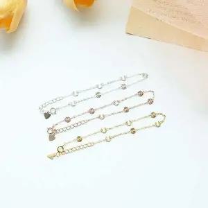 (실버) 아미에 코인 팔찌