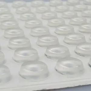 P1 실리콘 발받침 범폰 스티커 원기둥 12x4mm