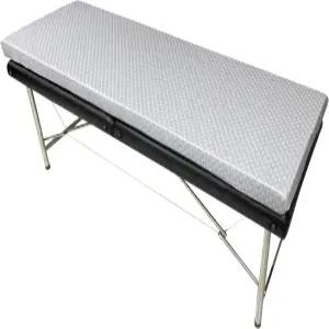 살롱용 엔델 래시 침대 탈착식 커버가 있는 마사지 테이블 패드 2인치 두께의 스파 토퍼 및 페이셜 메모리